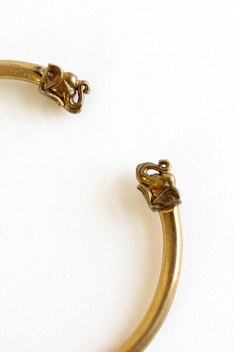 Brass Elephant Armcuff