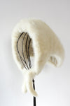 Adolfo Snow Mink Bonnet