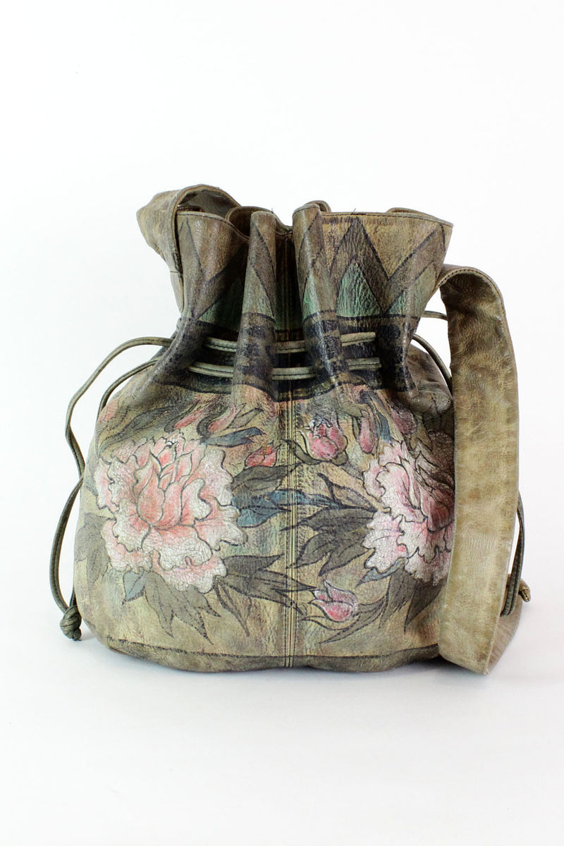 Jane Yoo Floral Bucket Bag