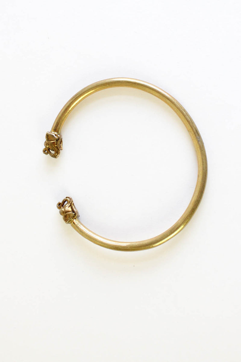 Brass Elephant Armcuff