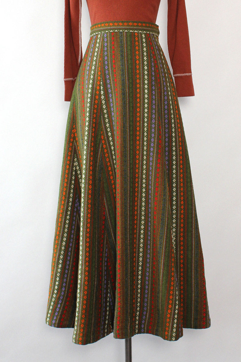 Moss Tapestry Weave Maxi S/M