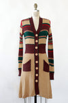 Ivy Ruby Khaki Stripe Sweaterdress S-L