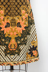 Criss Cross Batik Shift Dress S