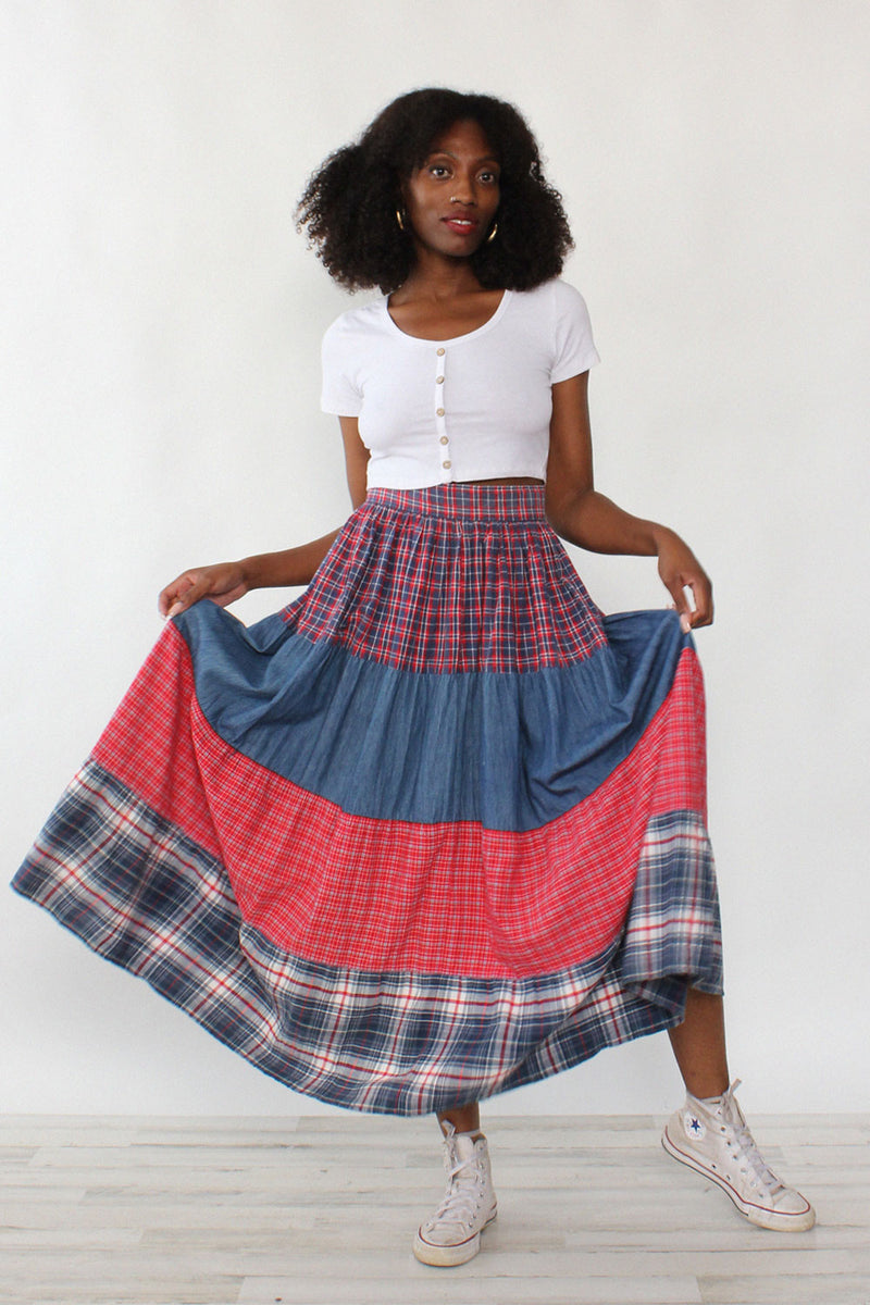 County Fair Tiered Skirt S/M