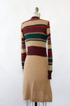 Ivy Ruby Khaki Stripe Sweaterdress S-L