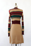 Ivy Ruby Khaki Stripe Sweaterdress S-L