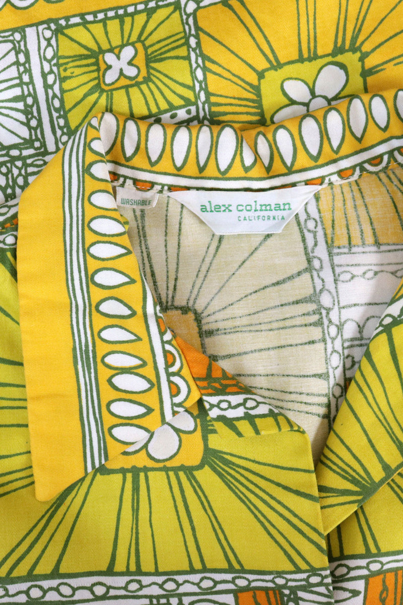 Alex Colman Sunburst Graphic Buttondown M/L