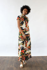 Hawaiian Phoenix Maxi Dress S/M