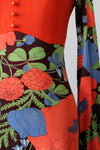 Poppy Print Maxi Dress XS
