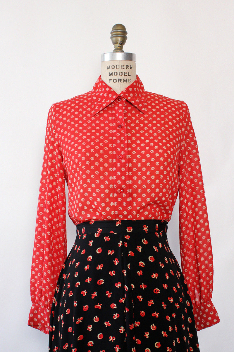 Japanese Geometric Buttondown S/M