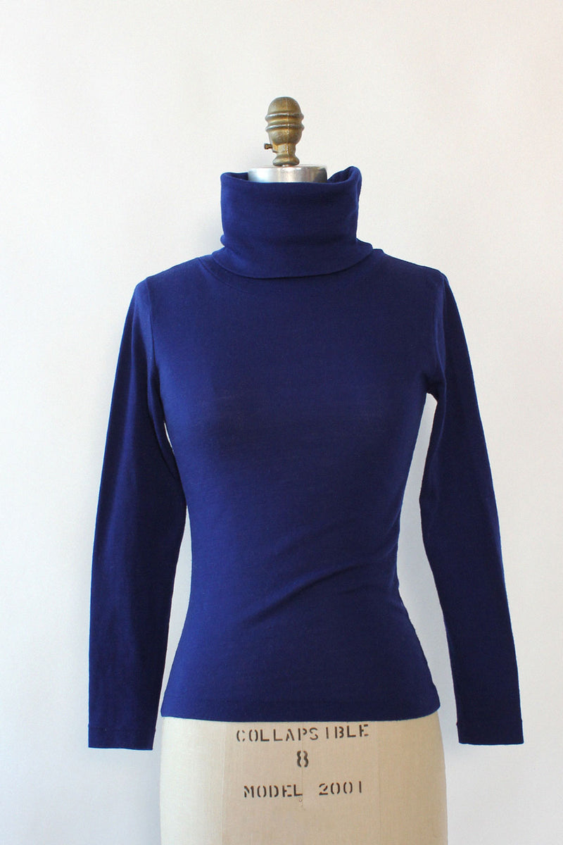 Royal Blue Turtleneck S