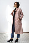 Misty Rose Trench Coat S/M