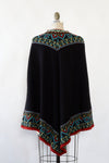 Marianne Border Poncho Sweater XS-L