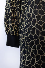 Gold Giraffe Sweater Dress M/L