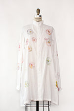 Antique Daisy Painted Shirtdress
