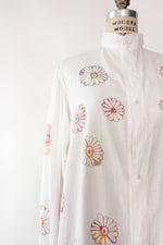 Antique Daisy Painted Shirtdress
