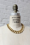 Goldtone Collar Chain Necklace