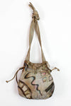 painted bucket bag