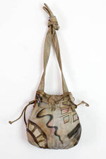 painted bucket bag