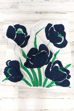 Vera Graphic Floral Scarf
