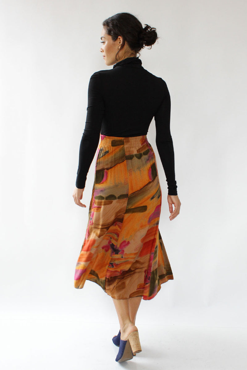 Morning Walk Abstract Skirt