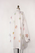 Antique Daisy Painted Shirtdress