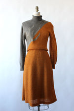 Two Tone Antler Sweaterdress S-L