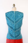 Turquoise Beaded Shell S/M