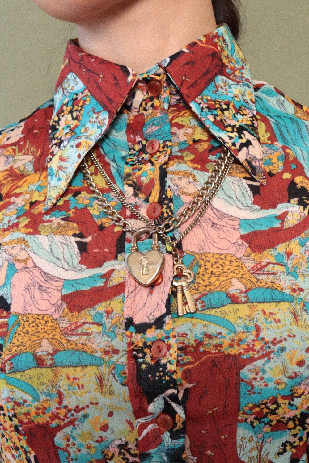 Romantic Novelty Hukapoo Top XS/S