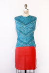 Barbara Red Leather Mini S
