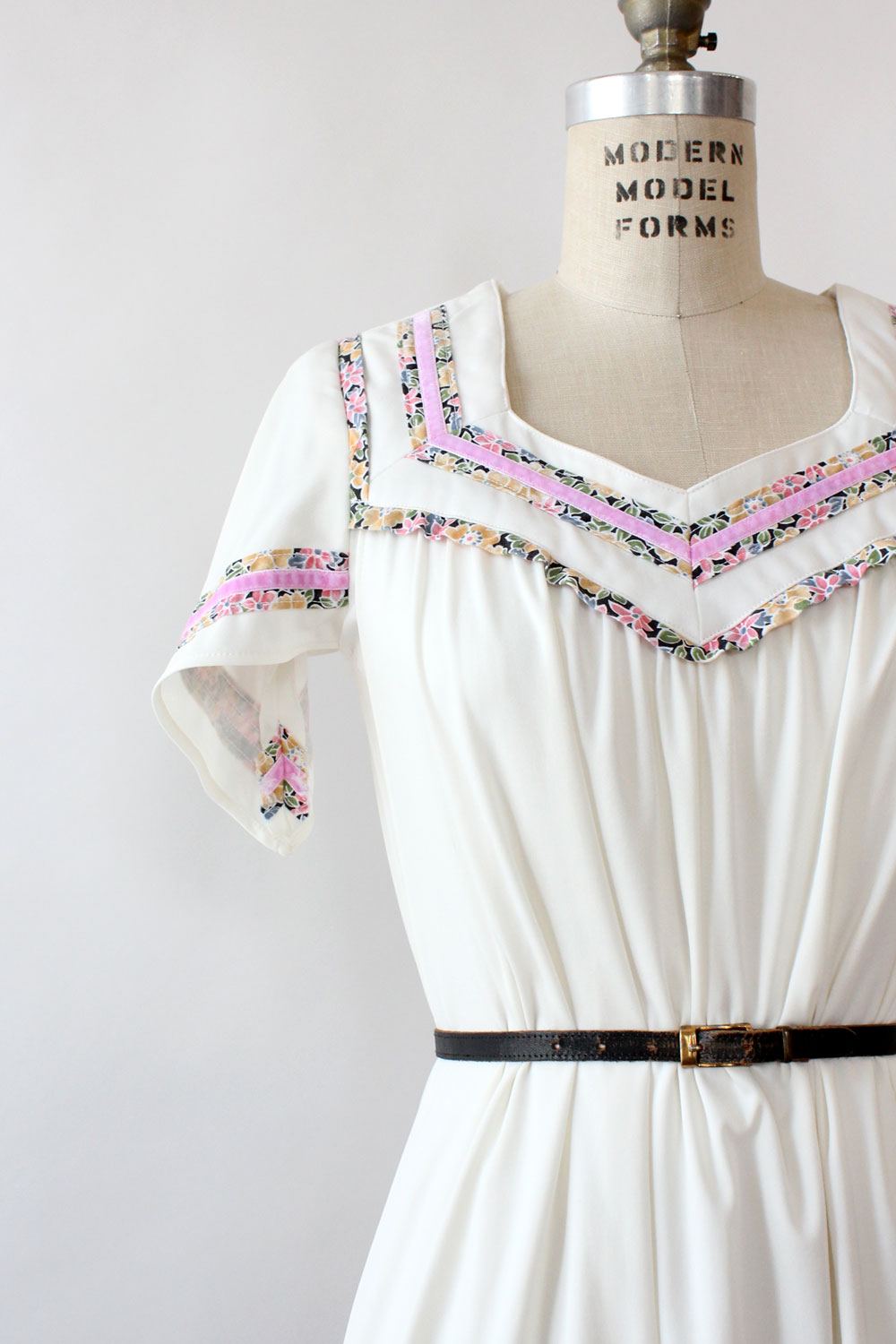 Cream Flutter Layer Dress S-L