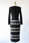 Vittadini Striped Blanket Dress M