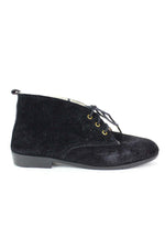 Black Suede Winter Booties 6
