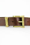 Thick Saddle Leather Belt