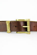Thick Saddle Leather Belt