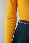 Forest Green Guatemalan Skirt XS/S