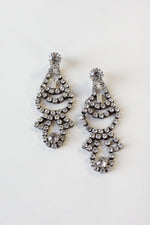 Rhinestone Disco Deco Earrings
