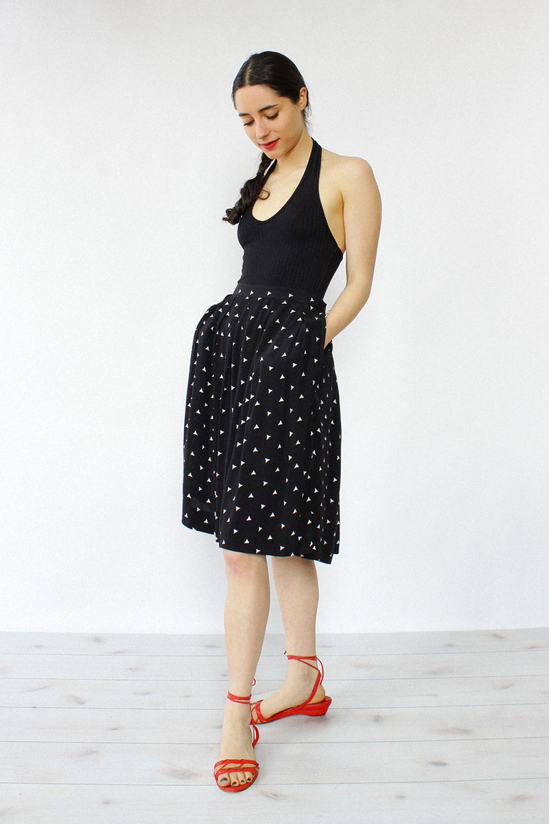 Gianni Triangle Print Skirt M/L