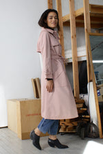 Misty Rose Trench Coat S/M