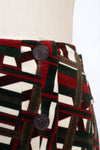 Gucci Geometric Velvet Skirt XS/S