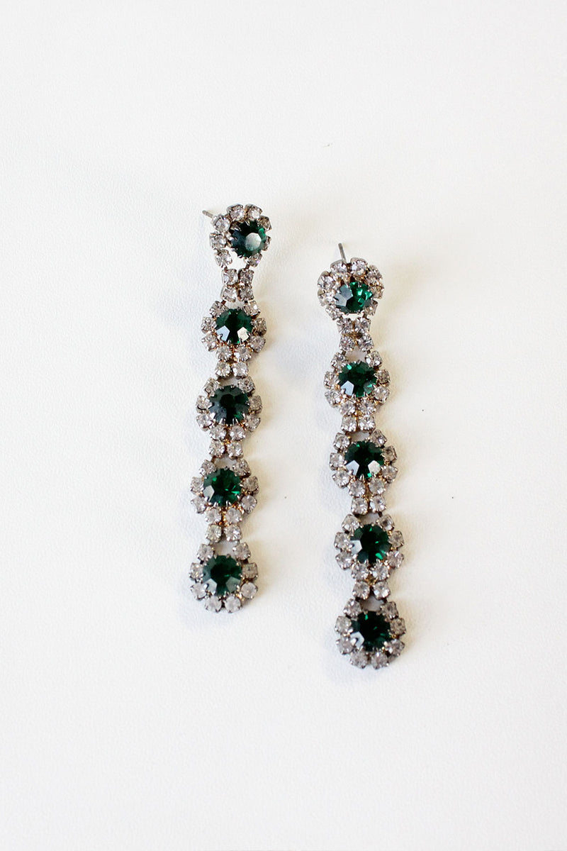 Esmerelda Rhinsetone Drop Earrings