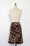 Gucci Geometric Velvet Skirt XS/S