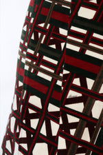 Gucci Geometric Velvet Skirt XS/S