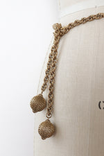 Filigree Ball Chain Belt S-L