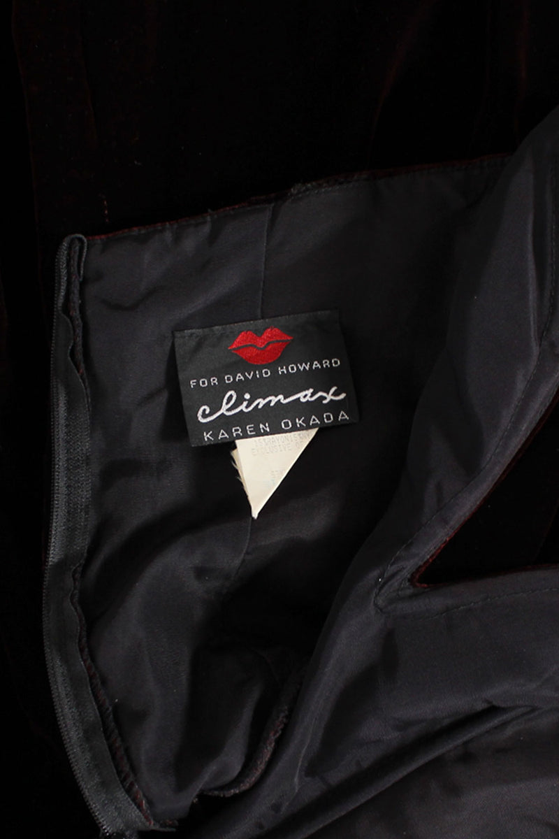 Climax Velvet Bodycon XS