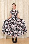 Full Circle Bouquet Open Back Dress M