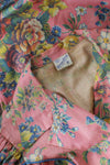 Diana Dean 1940s Floral Robe Dress M/L
