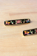 Pair of Cloisonne Barrettes