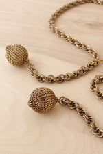 Filigree Ball Chain Belt S-L