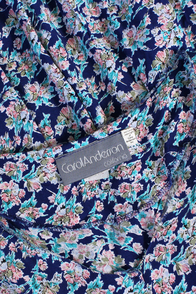 Carol Anderson Cobalt Floral Dress S/M